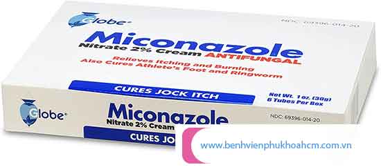 viên đặt miconazole điều trị bệnh huyết trắng